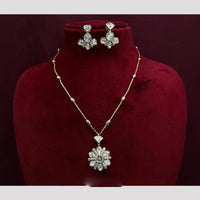 Amoliya Jewels Royal Polki Kundan Chain Pendant Set