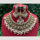 Amoliya Jewels Crystal & Beads Necklace Set