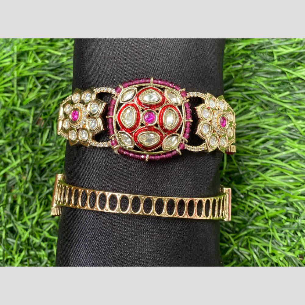 Amoliya Jewels Festive & Bridal Wear Kundan Stone Kada