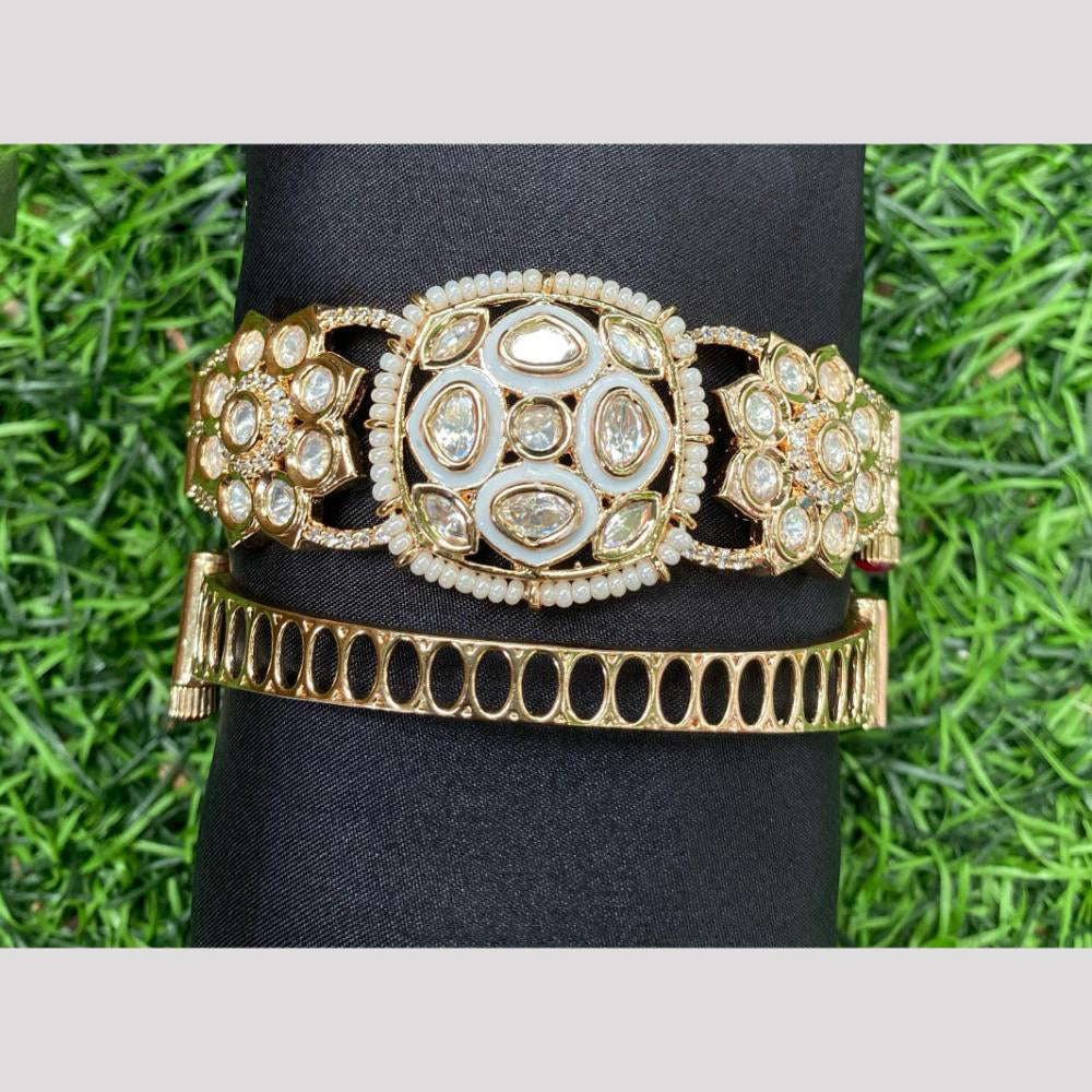 Amoliya Jewels Festive & Bridal Wear Kundan Stone Kada
