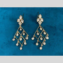 Amoliya Jewels Classic Polki Kundan Dangler Earrings