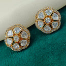 Amoliya Jewels Polki Kundan Studs Earrings
