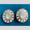 Amoliya Jewels Polki Kundan Studs Earrings