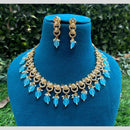 Amoliya Jewels Asturians Stone Necklace Set