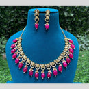 Amoliya Jewels Asturians Stone Necklace Set