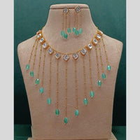 Amoliya Jewels Polki Kundan and Beads Necklace Set