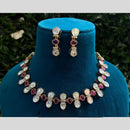Amoliya Jewels Polki Kundan Elegant Necklace Set