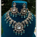 Amoliya Jewels Polki Kundan and Beads Necklace Set
