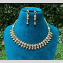 Amoliya Jewels Polki Kundan Necklace Set With Matching Earrings