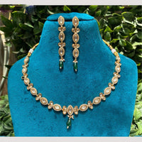 Amoliya Jewels Kundan and Beads Necklace Set