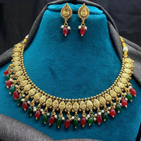 Amoliya Jewels Tradition Meets Trend Pearl And Beads Necklace Set