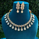 Amoliya Jewels Royal Heavy Polki Kundan Stone Necklace Set