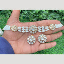 Amoliya Jewels Traditional Elegance Polki Kundan Pearls And Beads Necklace Set