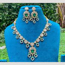 Amoliya Jewels Traditional Elegance Polki Kundan Necklace Set