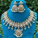 Amoliya Jewels Royal Heritage Polki Kundan And Pearls Necklace Set