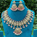 Amoliya Jewels Royal Heritage Polki Kundan And Pearls Necklace Set