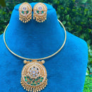 Amoliya Jewels Royal Heritage Polki Kundan And Pearls Necklace Set