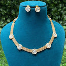 Amoliya Jewels Royal Polki Kundan Stone Necklace Set