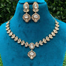 Amoliya Jewels Handcrafted Elegant Polki Kundan Stone Necklace Set