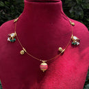 Amoliya Jewels Classic Kundan Stone And Pearl Necklace