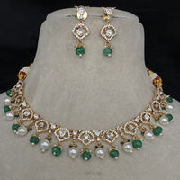 Amoliya Jewels Grand Polki Kundan Stone And Beads Necklace Set