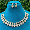 Amoliya Jewels Royal Polki Kundan Stone Heritage Necklace Set