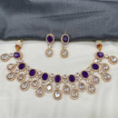 Amoliya Jewels Royal Polki Kundan Stone Necklace Set