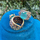 Amoliya Jewels Luxury American Diamond Statement Ring