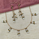 Amoliya Jewels Classic Ethnic Polki Kundan Pearl And Beads Necklace Set