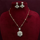 Amoliya Jewels Designer Polki Kundan Stone Necklace Set