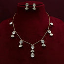 Amoliya Jewels Designer Polki Kundan Stone Necklace Set