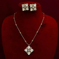 Amoliya Jewels Designer Polki Kundan Stone Necklace Set