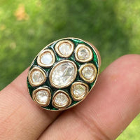 Amoliya Jewels Ethnic Polki Kundan Stone Rings