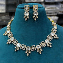 Amoliya Jewels Royal Polki Kundan Stone Necklace Set