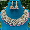 Amoliya Jewels Polki Kundan Stone Choker Necklace Set