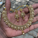 Amoliya Jewels Gold Plated Beads Necklace Set