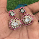 Amoliya Jewels Royal Polki Kundan Stone Designer Dangler Earrings