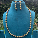 Amoliya Jewels Gold Plated Beads Necklace Set