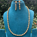 Amoliya Jewels Gold Plated Beads Necklace Set