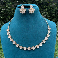 Amoliya Jewels Royal Polki Kundan Stone Designer Necklace Set