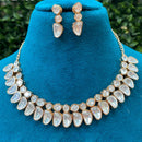 Amoliya Jewels Royal Polki Kundan Stone Designer Necklace Set