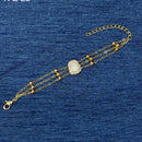 Amoliya Jewels Decent Polki Kundan And Pearl Meenakari Adjustable Bracelet
