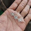 Amoliya Jewels Decent Polki Kundan And Pearl Adjustable Bracelet