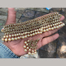 Amoliya Jewels Trendy Crystal Stone And Beads Designer Choker Necklace Set