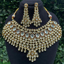 Amoliya Jewels Traditional Kundan Stone Necklace Set 
