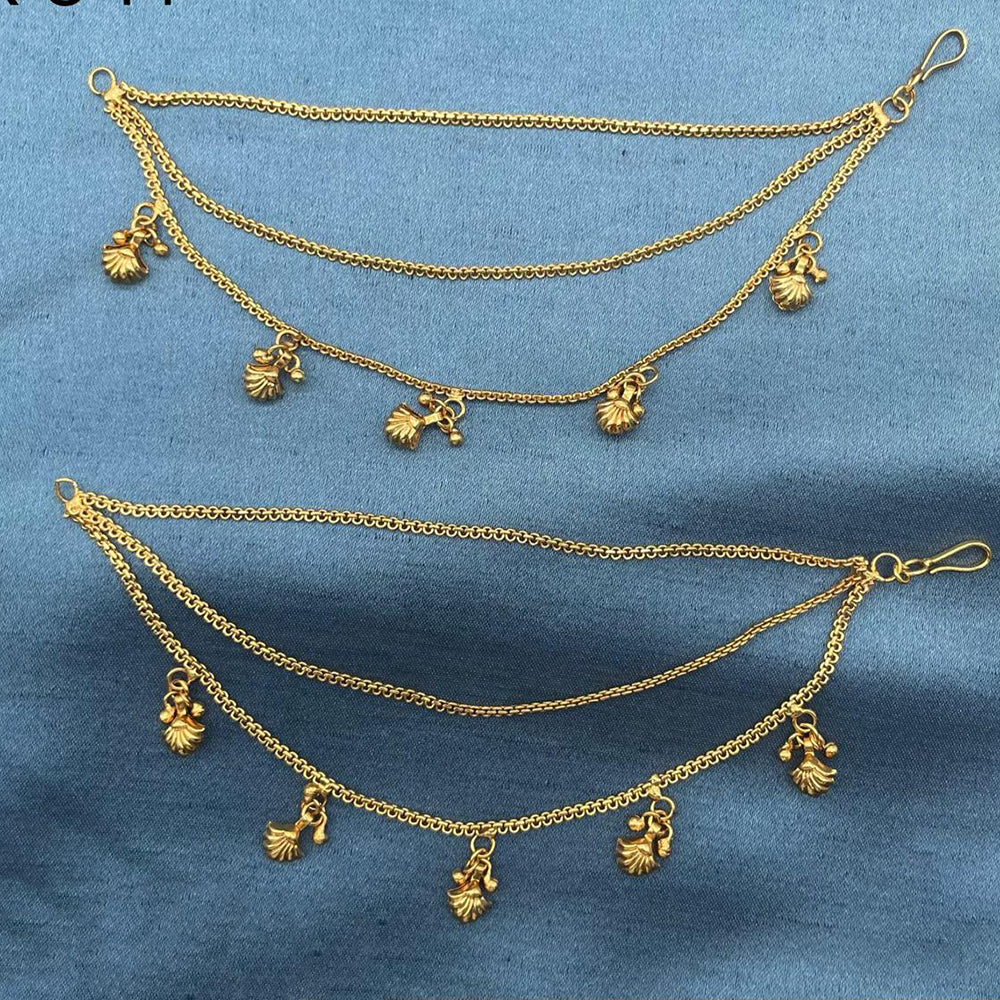 Amoliya Jewels Gold Plated  Kanchain