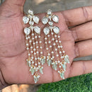 Amoliya Jewels Elegant Polki Kundan Stone Ethnic And Dangler Earrings