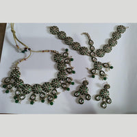 The Fashion Jewels Royal Kundan Pearl And Beads Necklace Set