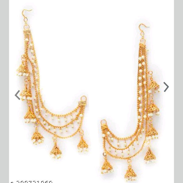 Anjali Jewellery Gold Plated Pearls Kanchain