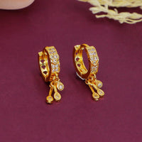 Kalpna Sales Gold Plated Austrian Stone Dangler Earrings